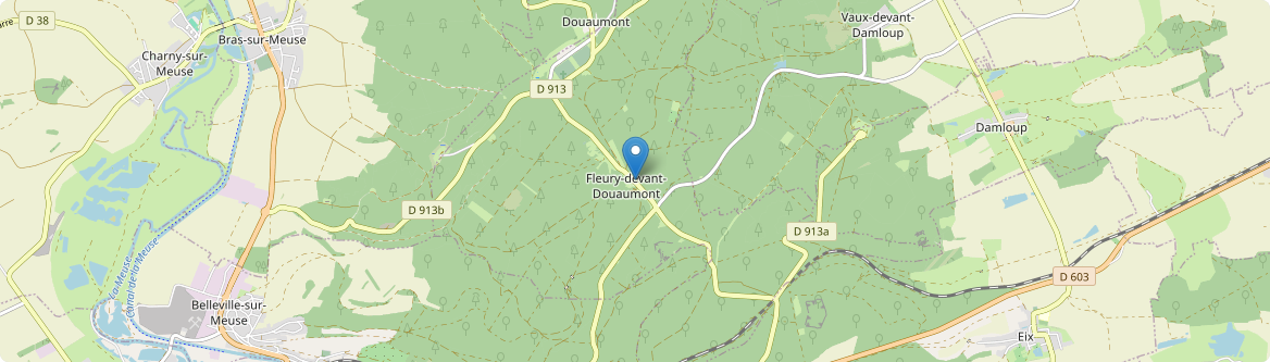 Fleury-devant-Douaumont - Carte