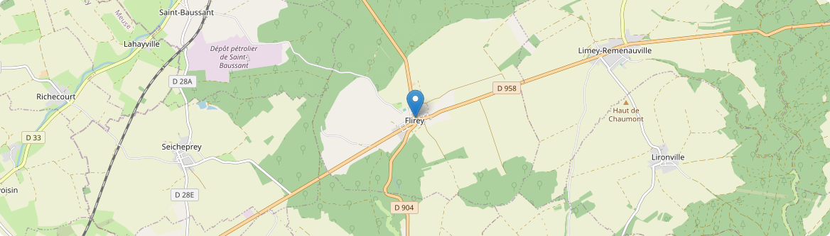 Flirey - Carte