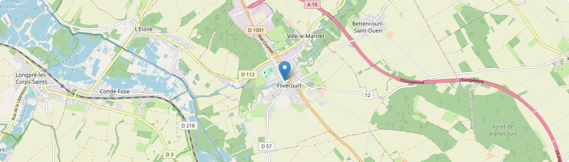 Flixecourt - Carte