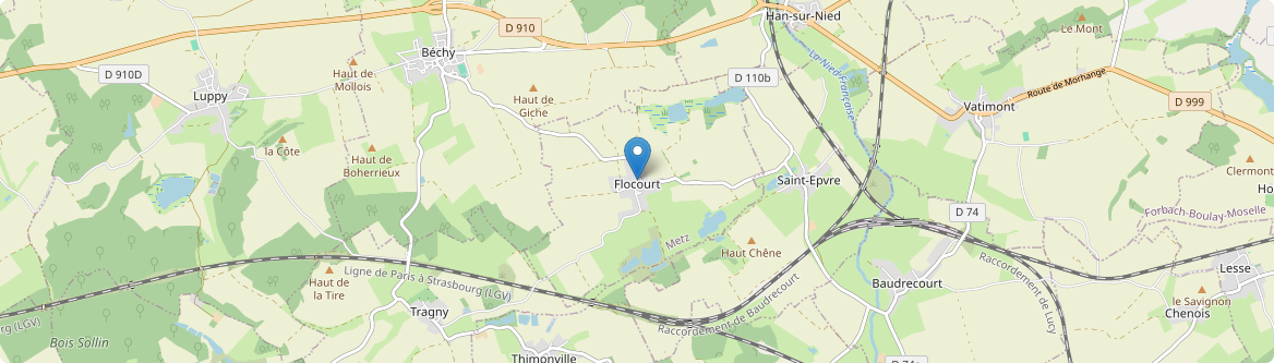 Flocourt - Carte