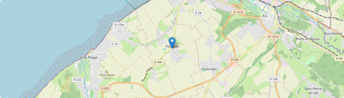 Flocques - Carte