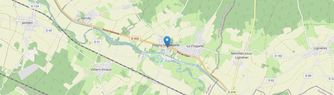 Flogny-la-Chapelle - Carte