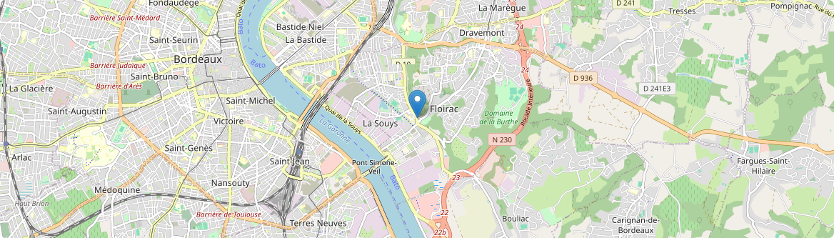 Floirac - Carte