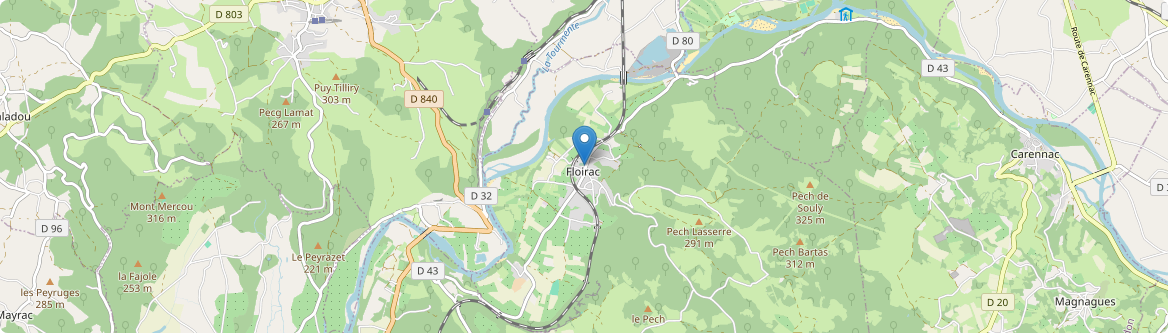 Floirac - Carte