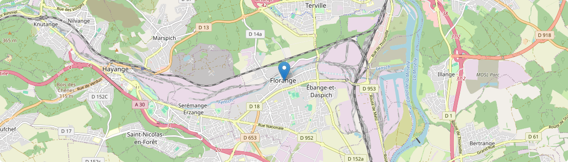 Florange - Carte