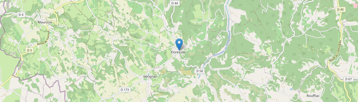 Floressas - Carte