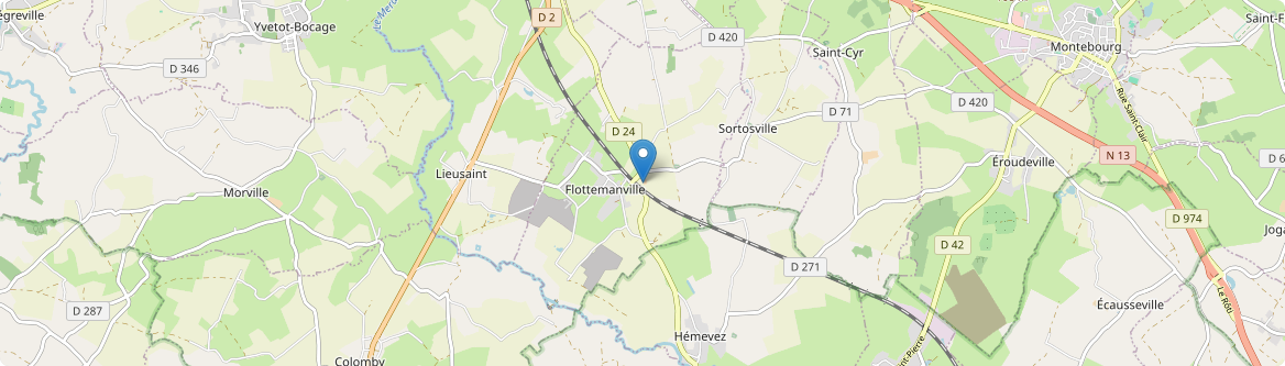 Flottemanville - Carte