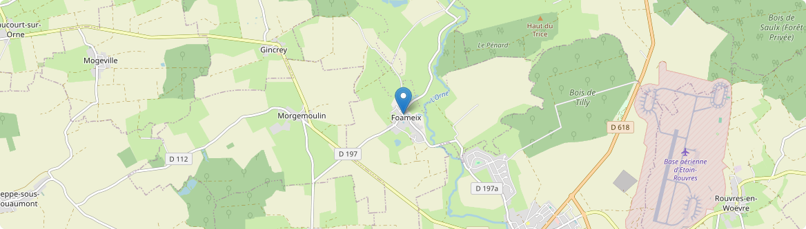 Foameix-Ornel - Carte