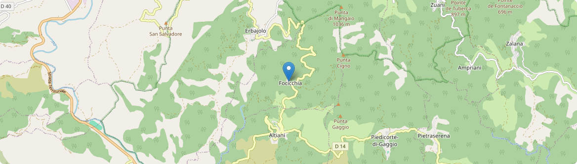 Focicchia - Carte