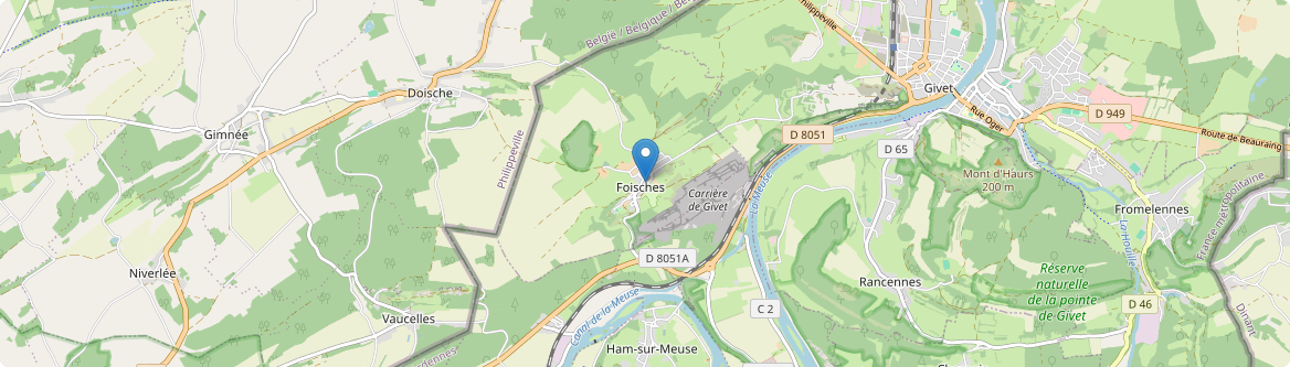 Foisches - Carte