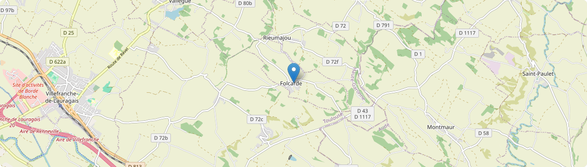 Folcarde - Carte