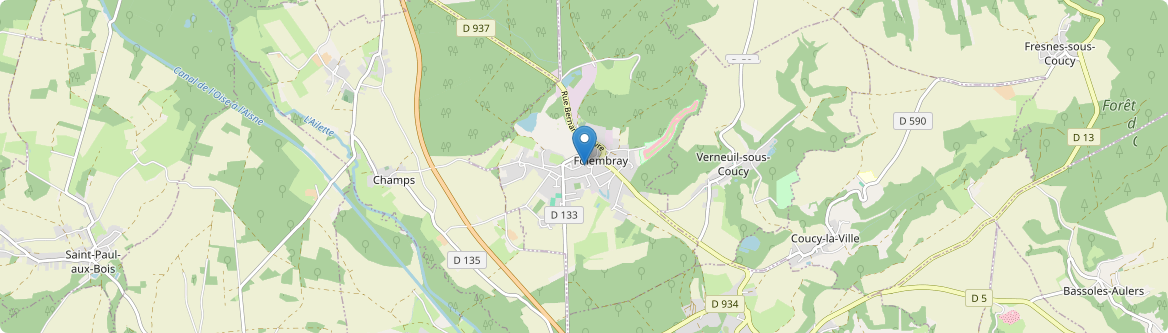Folembray - Carte
