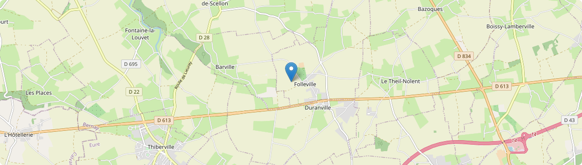 Folleville - Carte