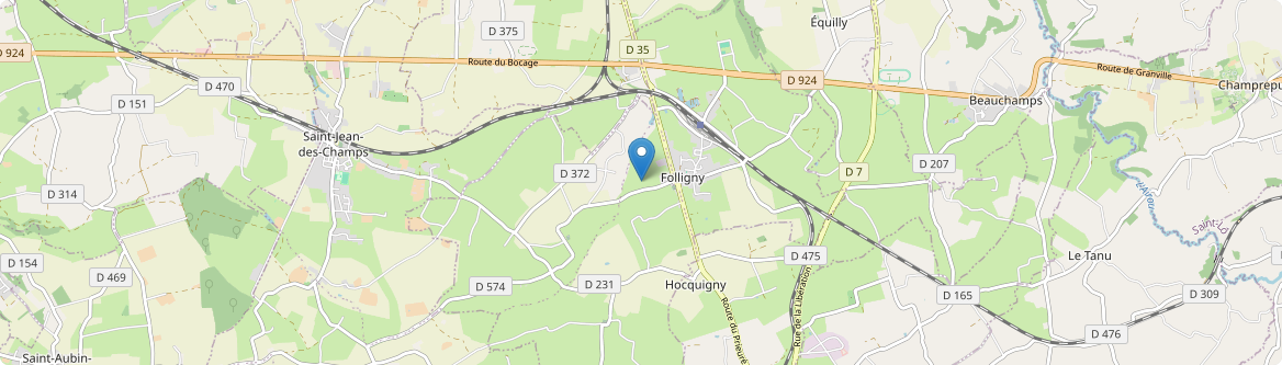 Folligny - Carte