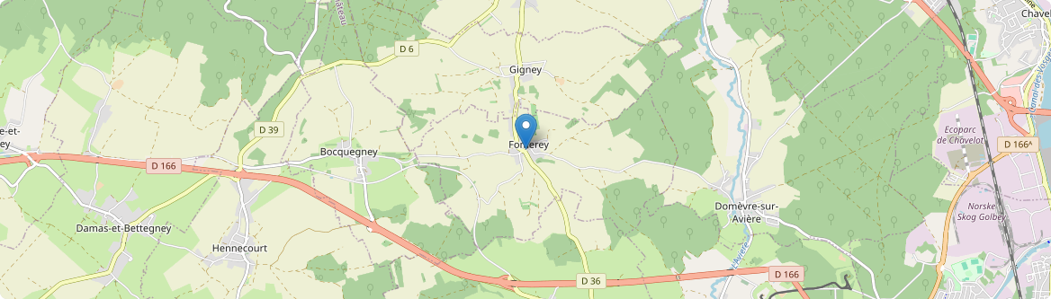 Fomerey - Carte
