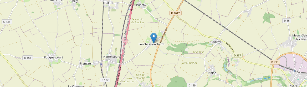 Fonches-Fonchette - Carte