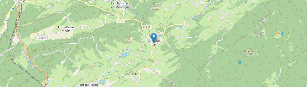 Foncine-le-Bas - Carte