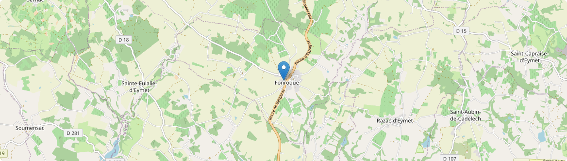 Fonroque - Carte