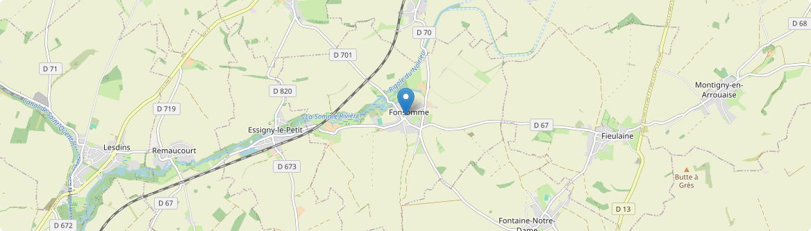 Fonsomme - Carte