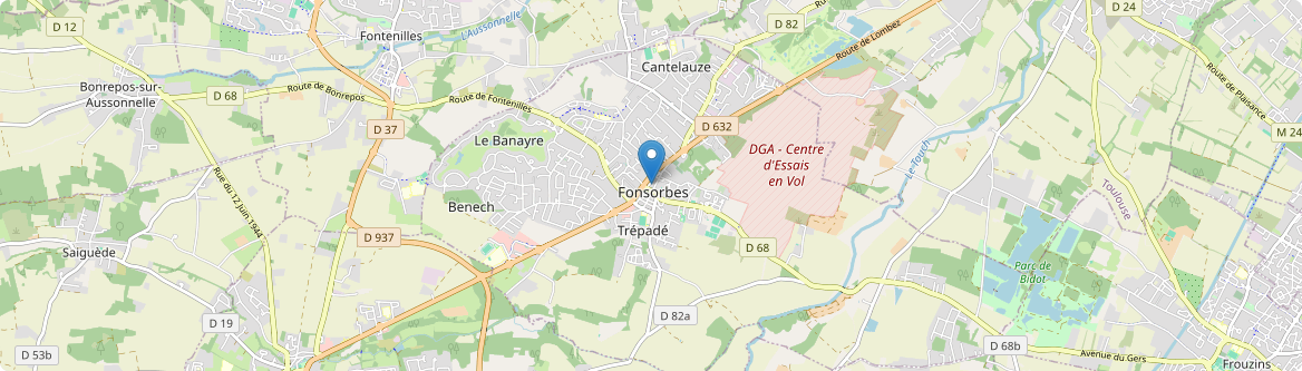 Fonsorbes - Carte
