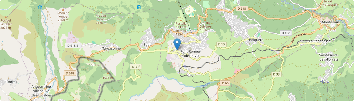 Font-Romeu-Odeillo-Via - Carte