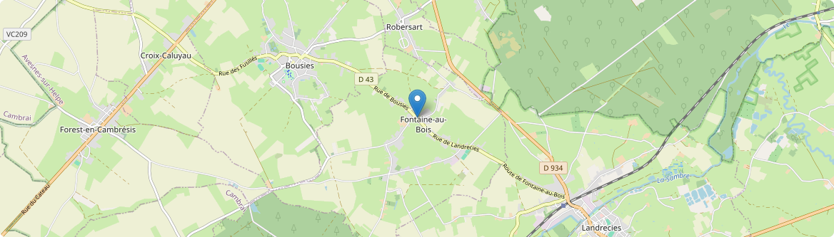 Fontaine-au-Bois - Carte