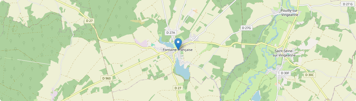 Fontaine-Française - Carte