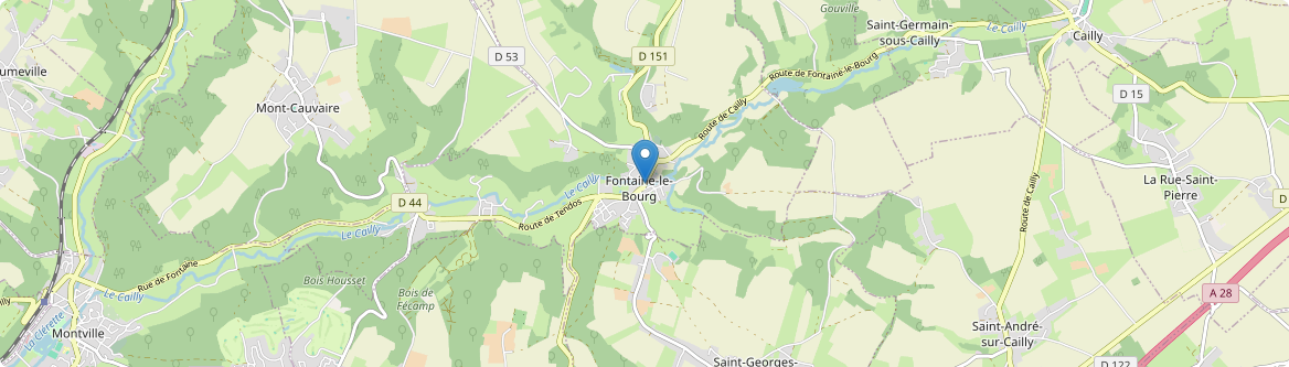 Fontaine-le-Bourg - Carte