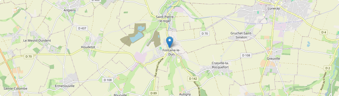 Fontaine-le-Dun - Carte