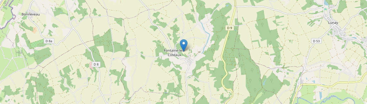 Fontaine-les-Coteaux - Carte