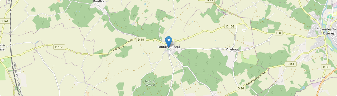 Fontaine-Raoul - Carte