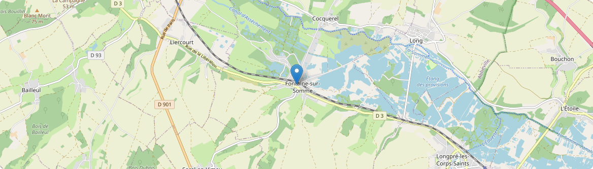 Fontaine-sur-Somme - Carte
