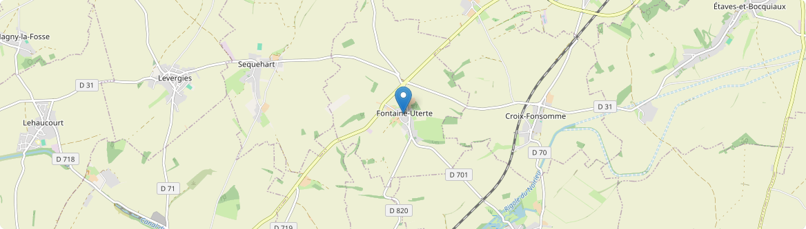 Fontaine-Uterte - Carte