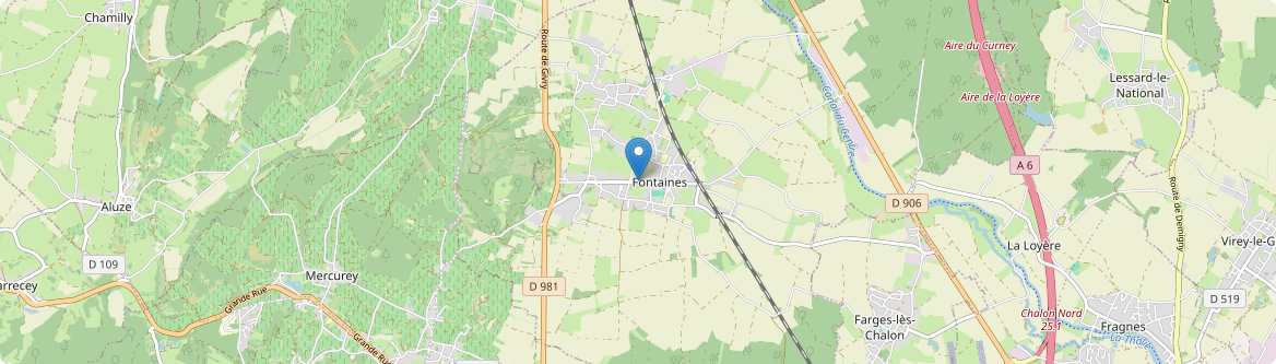 Fontaines - Carte