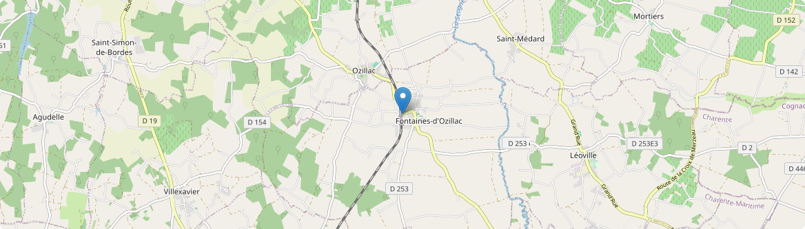 Fontaines-d'Ozillac - Carte