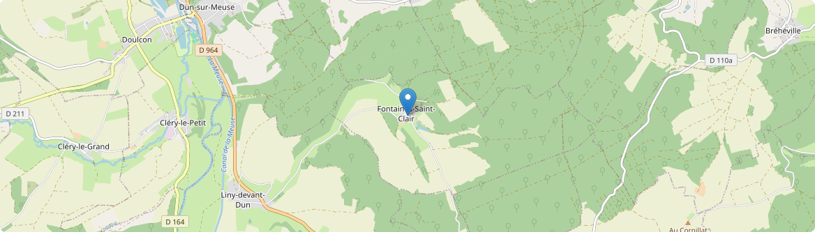 Fontaines-Saint-Clair - Carte