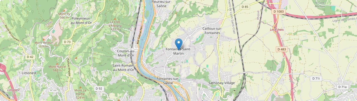 Fontaines-Saint-Martin - Carte