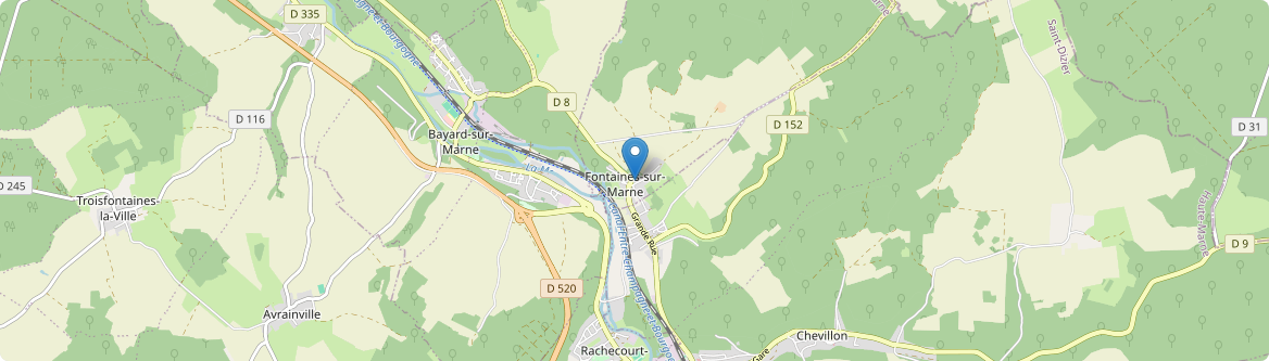 Fontaines-sur-Marne - Carte