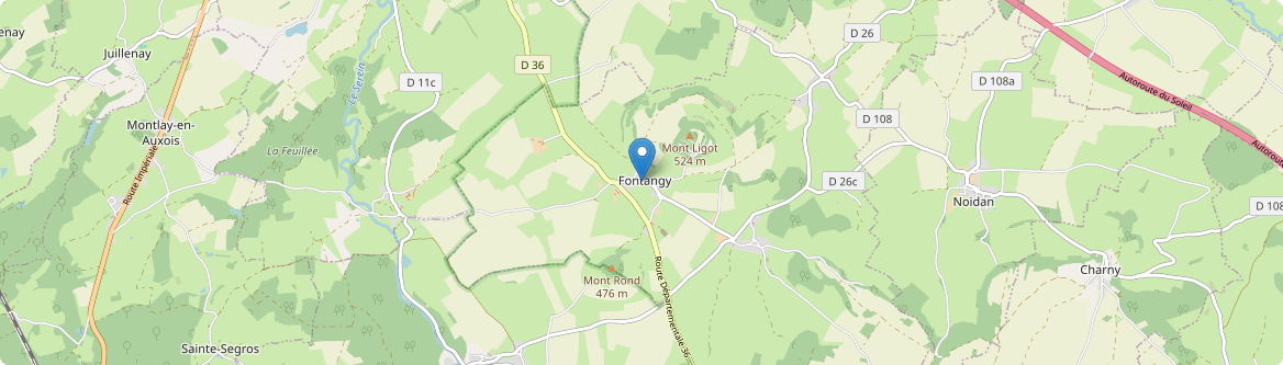 Fontangy - Carte