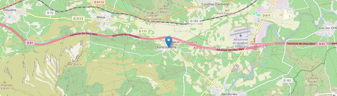 Fontcouverte - Carte
