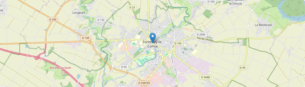 Fontenay-le-Comte - Carte