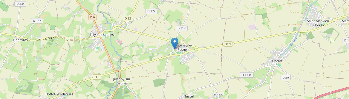Fontenay-le-Pesnel - Carte