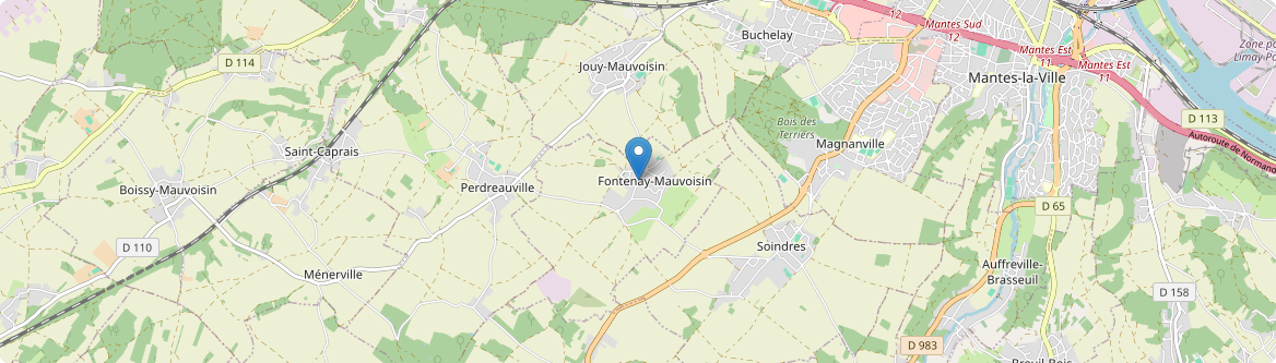 Fontenay-Mauvoisin - Carte