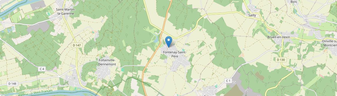 Fontenay-Saint-Père - Carte