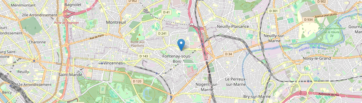 Fontenay-sous-Bois - Carte