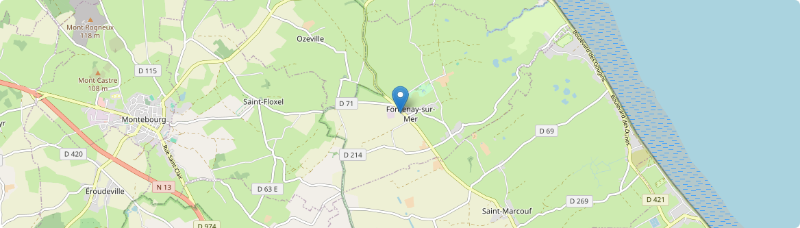 Fontenay-sur-Mer - Carte