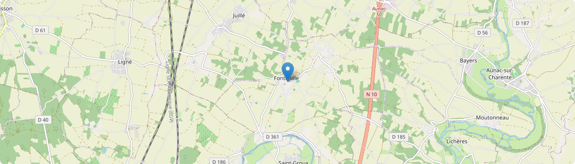 Fontenille - Carte