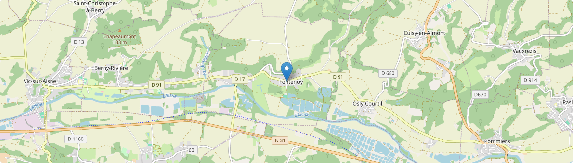 Fontenoy - Carte
