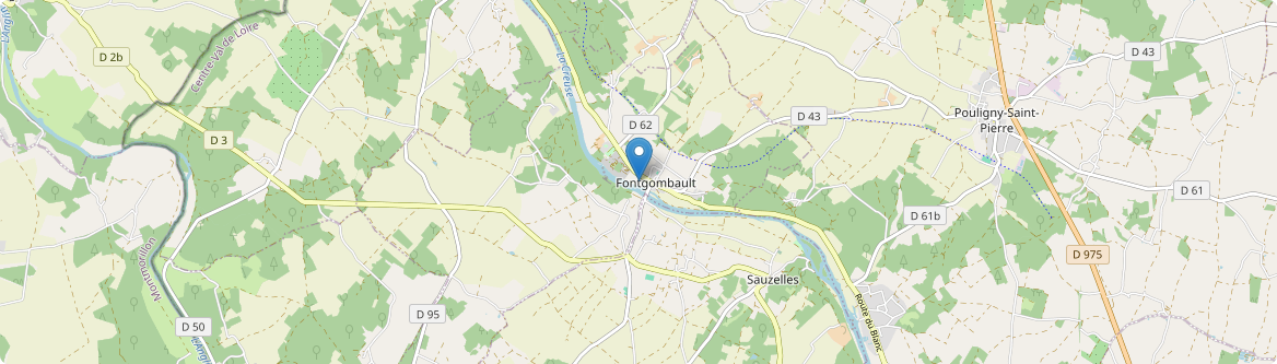 Fontgombault - Carte