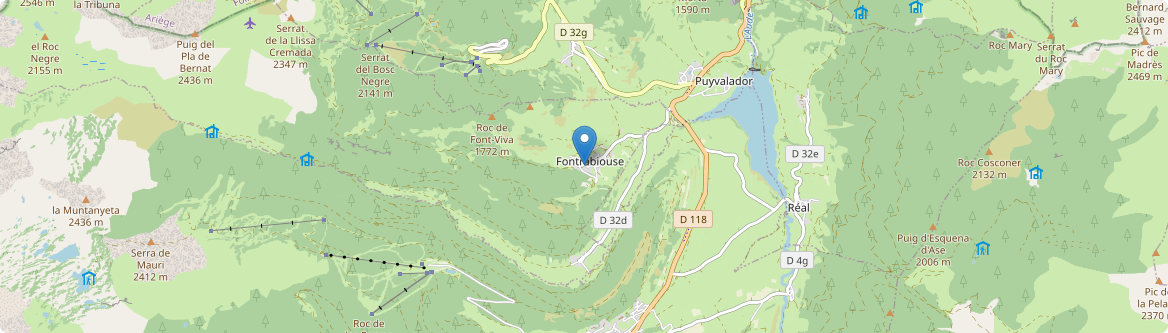 Fontrabiouse - Carte